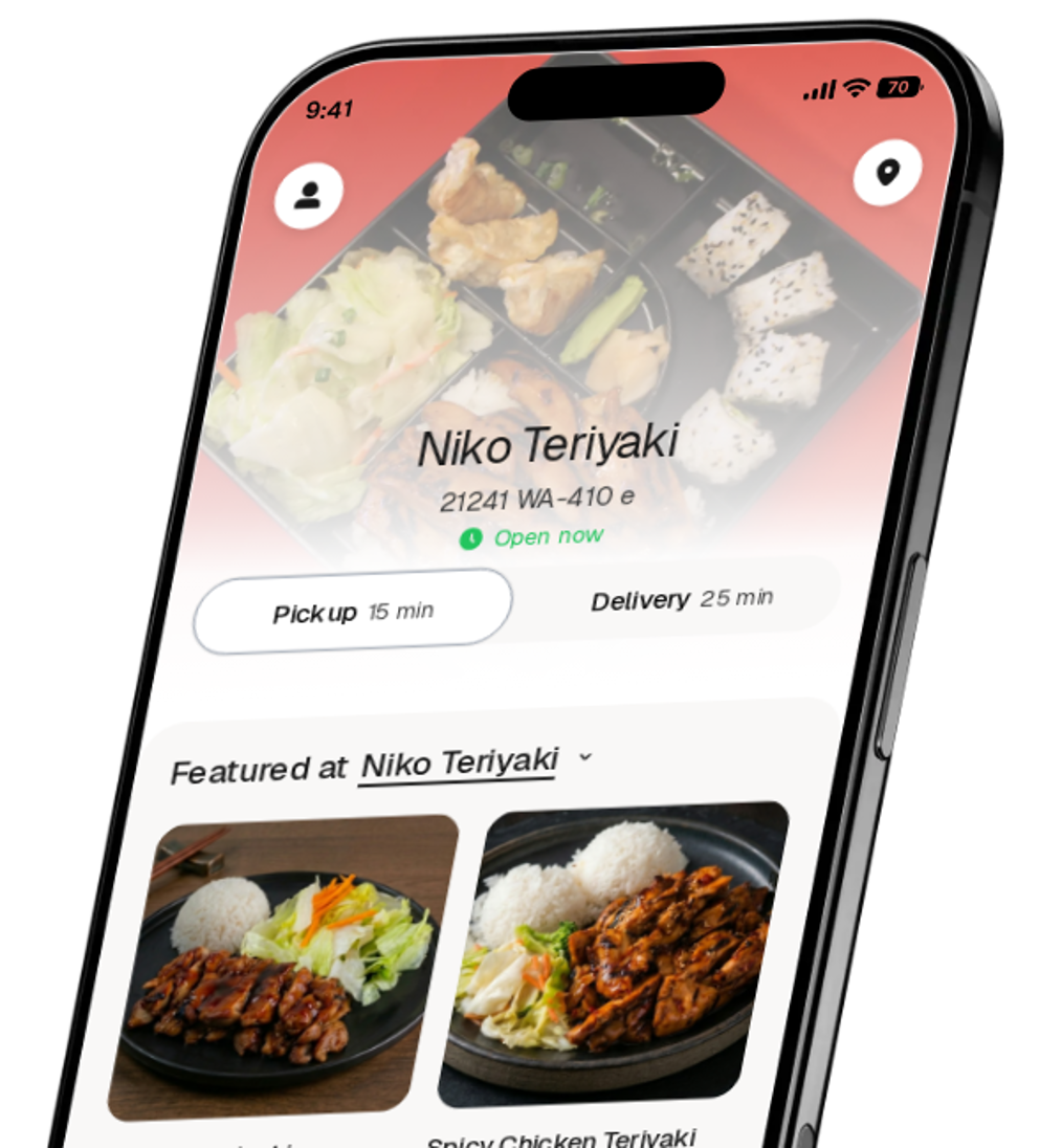 Niko Teriyaki app preview