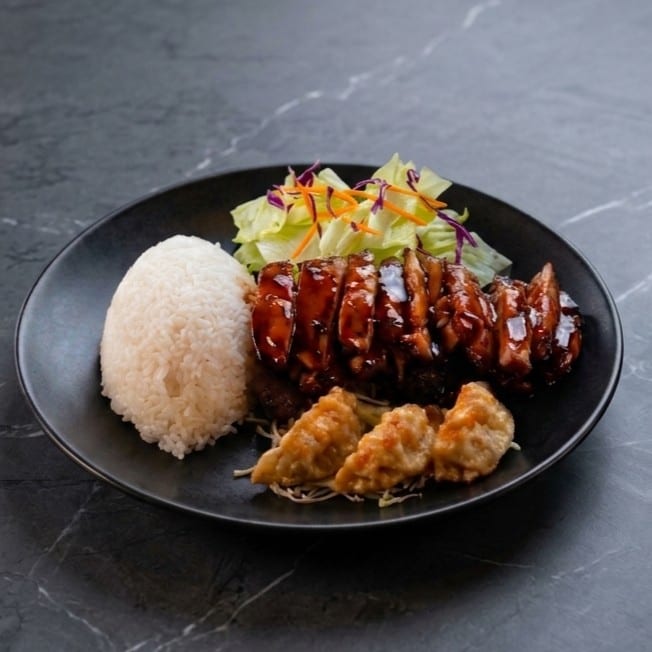 Chicken & Gyoza Combo.