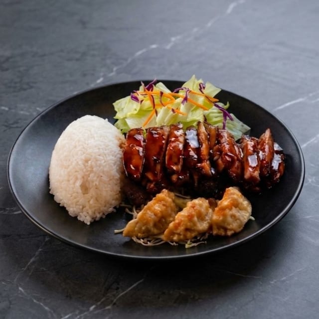 Chicken & Gyoza Combo.