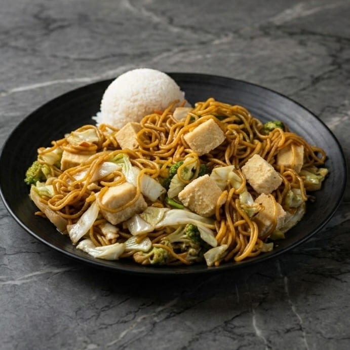 Tofu Yakisoba.