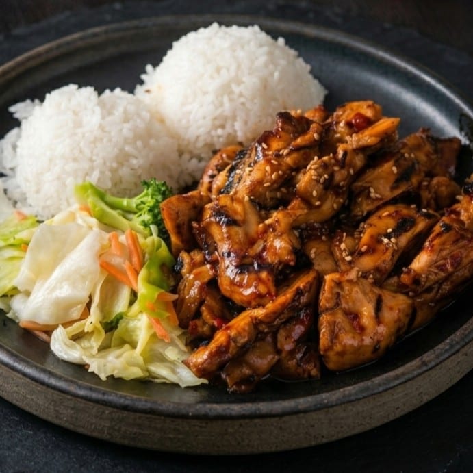 Spicy Chicken Teriyaki.