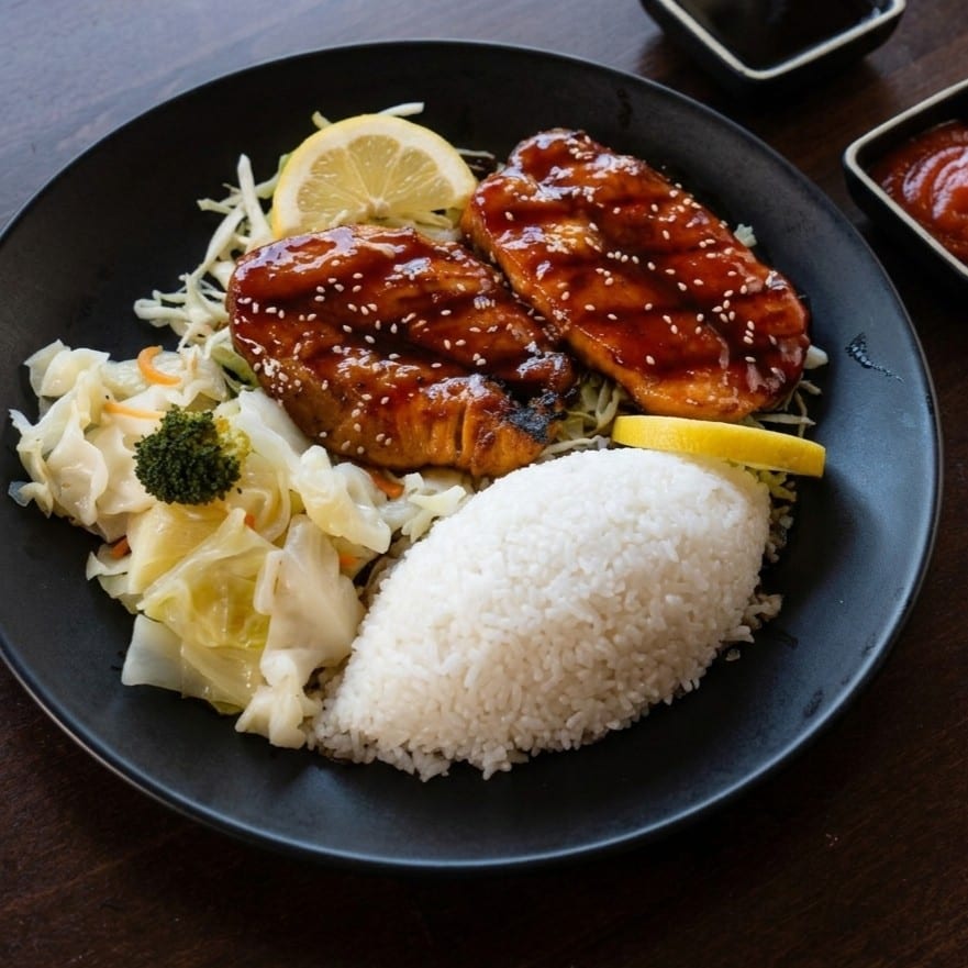 Salmon Teriyaki.