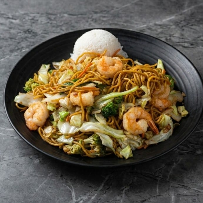 Shrimp Yakisoba.