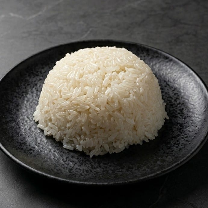 STEAMED RICE.