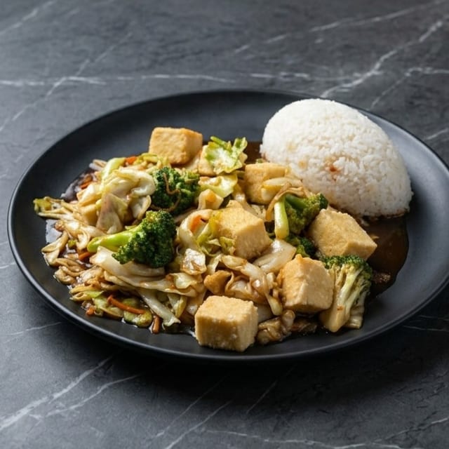 TOFU STIR FRIED.