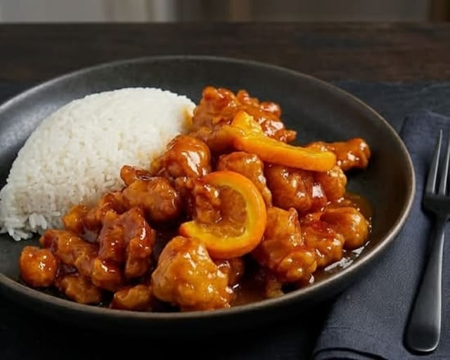 Chicken & ORANGE CHICKEN.