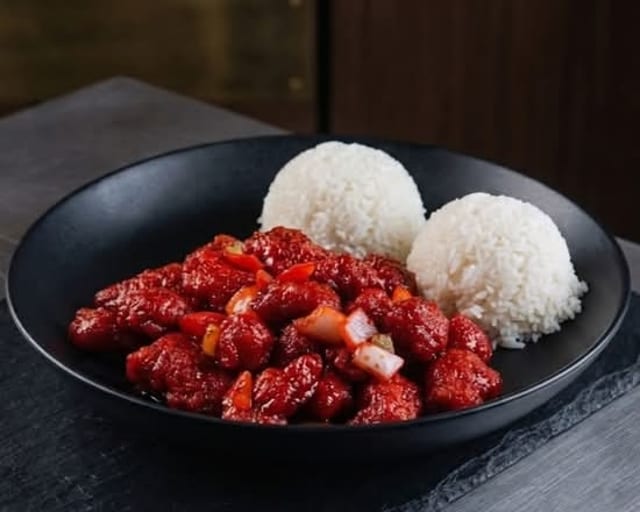 CHICKEN AND SWEET&SOUR CHICKEN.