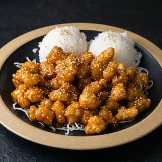 CHICKEN AND SESAME CHICKEN